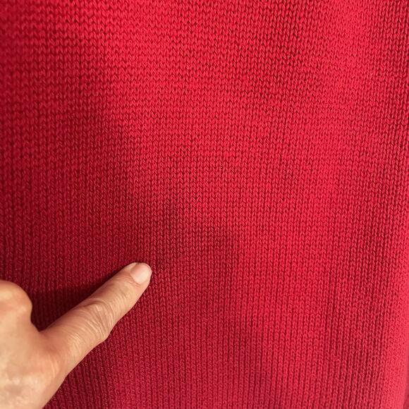 Polo Ralph Lauren Sweater Mens Large Crewneck Pima Cotton Red Pony Embroidered - Picture 3 of 8